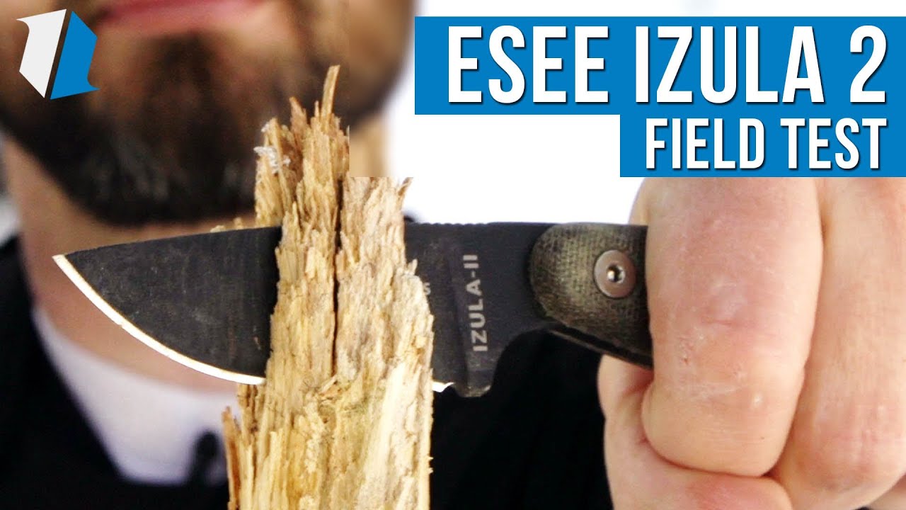 ESEE Knives Izula-II Black Survival Concealed Carry Neck Knife + Sheath
