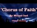 Chorus of Faith - Michael Card