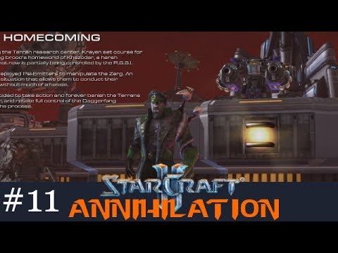 Zurück nach Hause! - Let's Play Starcraft 2: Annihilation #11 [Deutsch | German]