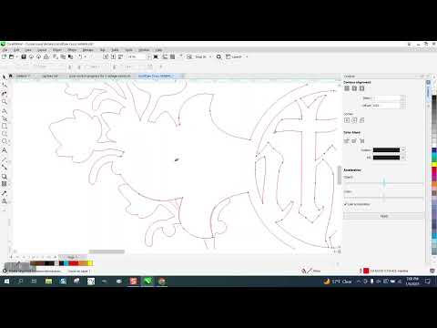 Corel Draw Tips & Tricks Trace and Clean up this wood Cross Part 4 Add Vines