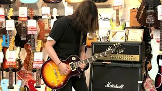 Video thumbnail for Epiphone SLASH Les Paul Standard November  Burst #21031534155 Tone Check by Ochanomizu Kurosawagakki