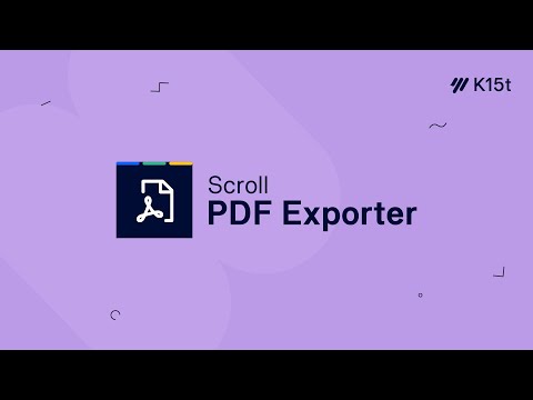 Scroll PDF Exporter for Confluence – Export with Style, Precision, and Flexibility