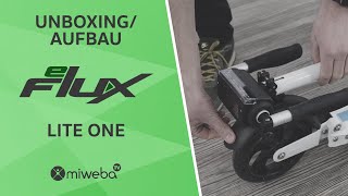 Wir PACKEN den eFlux LITE ONE aus! ⚡| Unboxing und Aufbau - Deutsch
