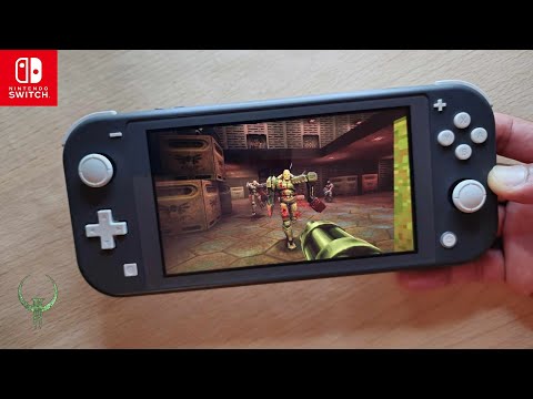 Quake 2 Nintendo Switch Lite Gameplay