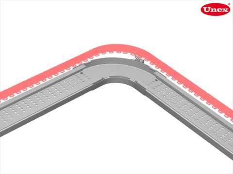 How to mount the divider of the Unex cable tray 66