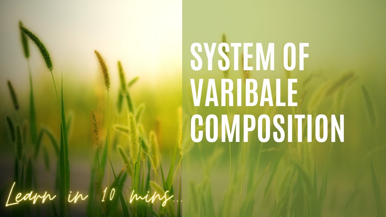 System of variable composition | Physical Chemistry