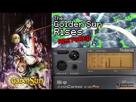 The Golden Sun Rises / End Credits (Restored - Roland SC-88) - Golden Sun The Lost Age