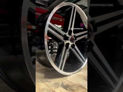 FR 11 - IROC REPLICA WHEELS | 22" | BLACKMACHINED#factoryreproductions #replicawheels #wheels #iroc