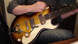 Video thumbnail for Redeemed/Waterslide Guitars "Grady" Model Prototype w/Mojo P.A.B. Bigsby-Style Pickups & B3 Vibrato by WaterslideGuitars