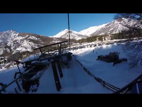 Discesa integrale seggiovia Agamatic "Smith 4" Bardonecchia (TO)