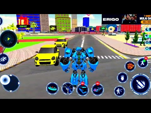 Police Robot Bus Robot Car Games || Level 4 - Car Game Android Gameplay