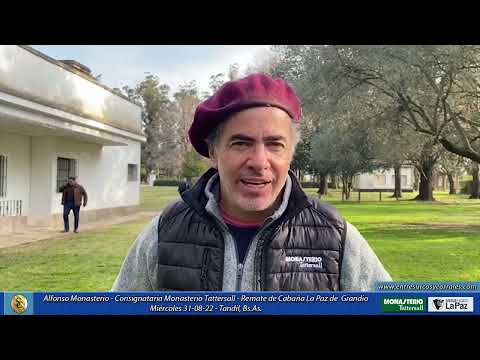 31-08-22 - Alfonso Monasterio - Monasterio Tattersall - Remate de Cabaña La Paz de Grandio