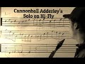 Cannonball Adderley Solo on Hi-Fly!