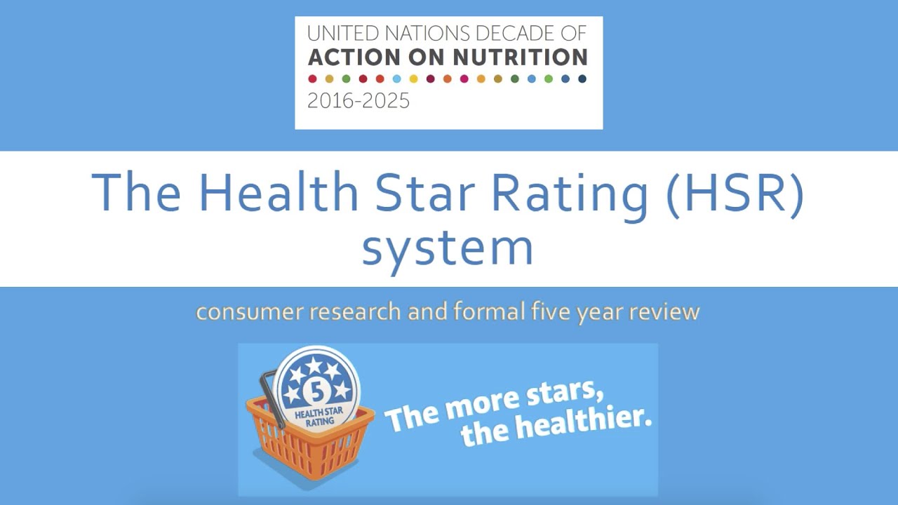 Presentation – An evaluation of Australia and New Zealand’s Health Star Rating System