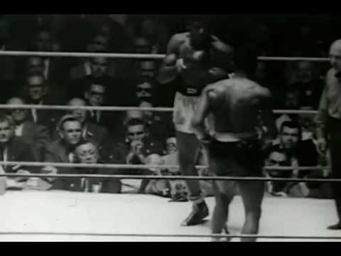 Cassius Clay winning the golden gloves