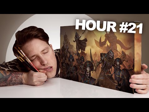 I stayed up 24 hours customizing a rare Tomb Kings army