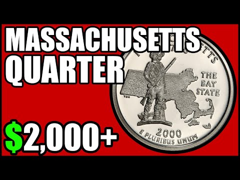 2000 P Massachusetts Quarter Error