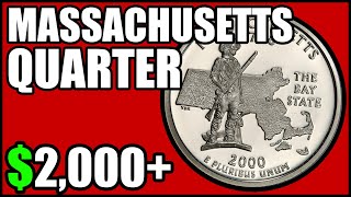 2000 Massachusetts Quarters Worth Money - How Much Is It Worth and Why, Errors, Varieties, & History
