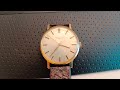 887671 Longines gold watch 18K }}