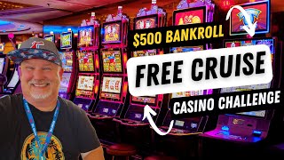 How to Get a Free Cruise | $500 Casino Challenge on Royal Caribbean! | 5 Days of Casino Slot Play