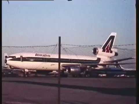 Rome Fiumicino airport 1976