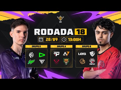 🚨 FFWS BR | SPLIT 2 🏆 RODADA 18 - GRUPOS D, A e B | FREE FIRE AO VIVO🚨 #freefire