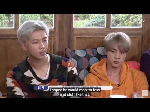 [ENG SUB] Jungkook on how Namjoon has changed from post-debut era.