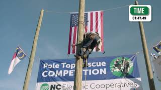 2023 Pole Top Rescue – Matthew Byrum, Albemarle EMC