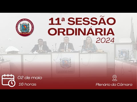 SESSÃO ORDINÁRIA - DIA 02.05.2024