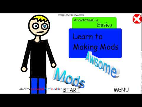 Let's Play Anastastus6's Basics Learn To Making Mods Gameplay