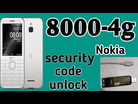Nokia 8000 4g security code unlock | Nokia 8000-4g Security Code Reset