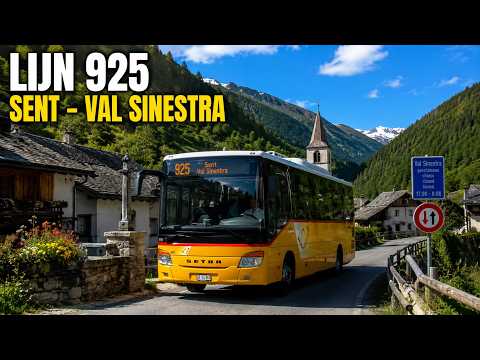 Postauto lijn 925 van Sent naar Val Sinestra