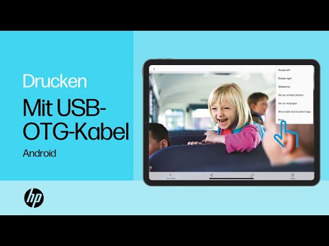 Drucken unter Android mit HP Druckern über ein USB OTG-Kabel