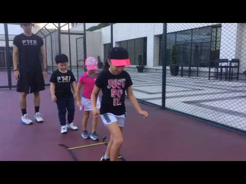 Philippines 2017 Summer Junior Tennis warmups