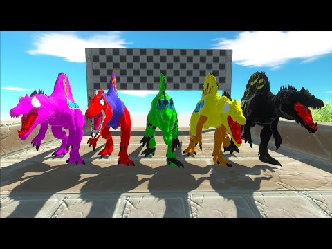 T-rex Vs Spinosaurus Race Championship Jurassic World Evolution 2 Dc Comics