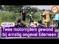 Motorrijders gewond bij aanrijding, automobilist aangehouden