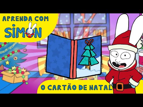 Capa de Simon *O cartão de Natal* Aprenda com Simon HD [Oficial] Português Brasileiro