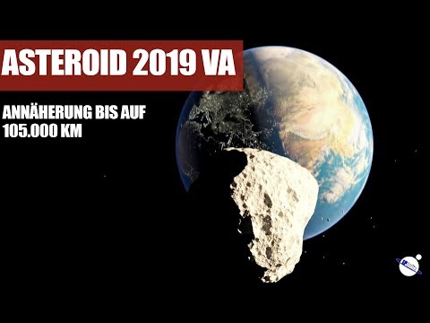Asteroid 2019 VA - Approach on 02.11.2019 to within 105,000 km