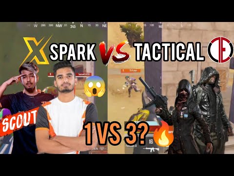 🔥TeamXspark Vs Tactical 4vs4 in Thug Invitational🇮🇳 *INTENSE FIGHT*😱#bgmi #scout #xspark #scrims