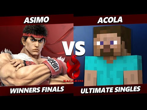Kagaribi 9 Winners Finals - Asimo (Ryu) Vs. Acola (Steve) SSBU Ultimate Tournament