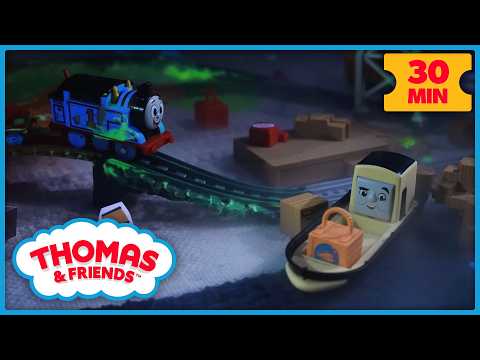 Glow in the Dark Delivery Gone Wrong! | Thomas & Friends: Watch Out Thomas! | 30 Minutes! - Kids TV Series, Kingdom Kids Zone - Thomas & Friends