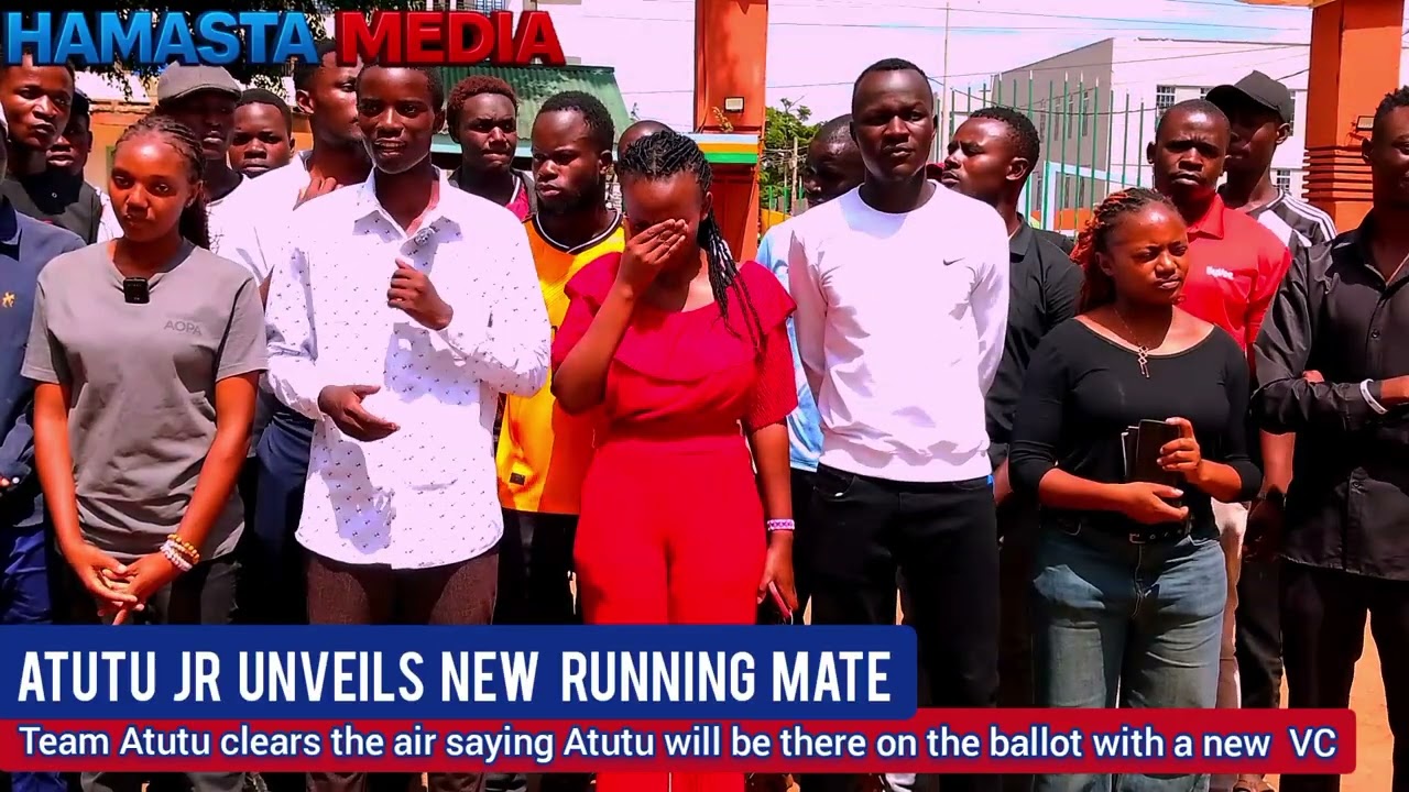 ATUTU JR UNVEILS NEW RUNNING MATE
