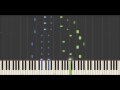 Yann Tiersen - C'était ici (Synthesia Tutorial)