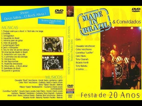 MADE IN BRAZIL - Ao Vivo no Teatro Paulo Eiró, Santo Amaro, 1987 - Show Completo! by: Rogério KISS