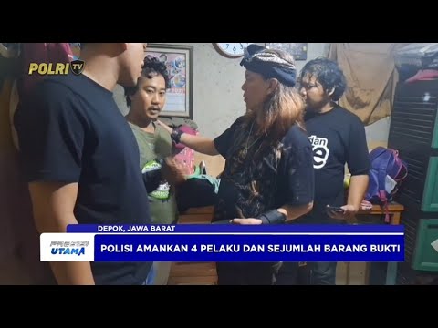 JATANRAS POLDA METRO TANGKAP KETUA ORMAS FBR BOJONGSARI DAN ANGGOTANYA KASUS PREMANISME