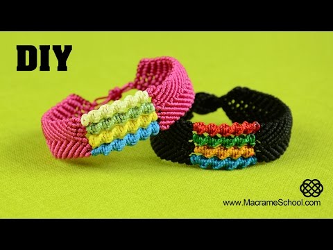 Heart Friendship Bracelet for Valentines Day DIY Tutorial
