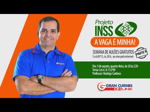 Concurso INSS parte II - Lei 8.112/90 - Prof. Rodrigo Cardoso