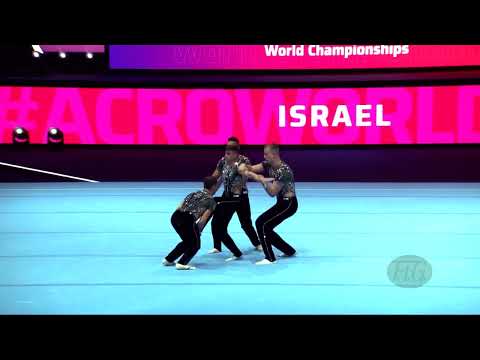Israel (ISR) - 2022 Acrobatic Worlds, Baku (AZE) - Balance Qualification  Men's Group