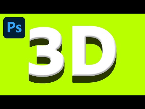 How To Create 3D Text in Photoshop › Tutorial ‹