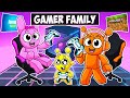 Having A GAMER FAMILY In Roblox